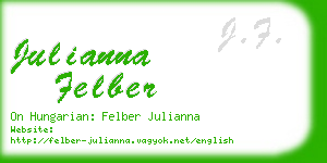 julianna felber business card